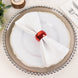 4 Pack Red Acrylic Napkin Rings