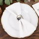 4 Pack Silver Acrylic Napkin Rings