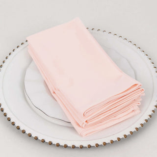 Perfect Blush Premium Scuba Cloth Napkins