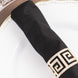 5 Pack Black Premium Scuba Cloth Napkins, Wrinkle-Free Reusable Dinner Napkins