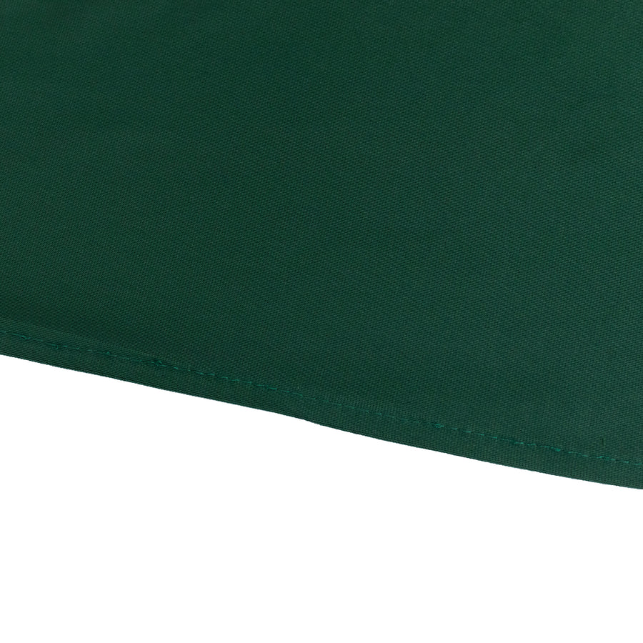 5 Pack Hunter Emerald Green Premium Scuba Cloth Napkins, Wrinkle-Free Reusable Dinner Napkins 20inch