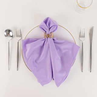 <span style="background-color:transparent;color:#111111;">Elegant Lavender Lilac Scuba Cloth Napkins</span>