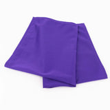 5 Pack Purple Premium Scuba Cloth Napkins, Wrinkle-Free Reusable Dinner Napkins - 20x20inch