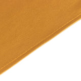 5 Pack Shimmer Gold Premium Scuba Dinner Napkins, Wrinkle-Free Reusable Cloth Napkins