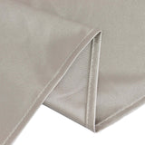 5 Pack Shimmer Silver Premium Scuba Dinner Napkins, Wrinkle-Free Reusable Cloth Napkins