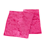 5 Pack Fuchsia Premium Crushed Velvet Linen Napkins, Decorative Soft Cloth Dinner Napkins