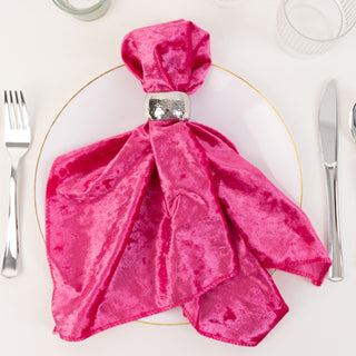 <h3 style="margin-left:0px;"><span style="background-color:transparent;color:#1d1f25;">The Allure of Fuchsia Crushed Velvet</span>