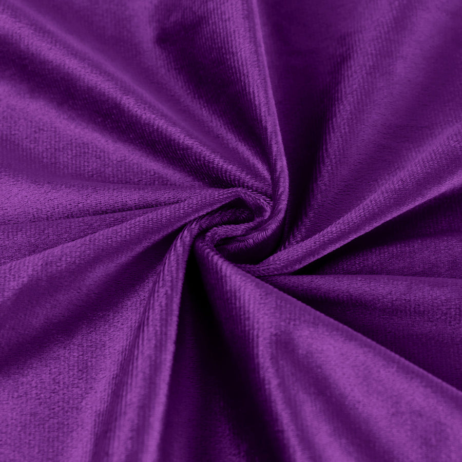 5 Pack | Purple Premium Sheen Finish Velvet Cloth Dinner Napkins | 20inch x 20inch#whtbkgd