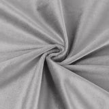 5 Pack | Silver Premium Sheen Finish Velvet Cloth Dinner Napkins#whtbkgd