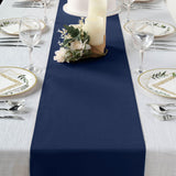 Unleash Your Creativity with the Navy Blue Polyester Table Runner
