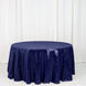120" Navy Premium Sequin Round Tablecloth
