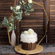 27inch Nonagon Wedding Arch Cake Stand, Metal Floral Centerpieces Display