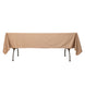 60x102inch Nude Premium Scuba Wrinkle Free Rectangular Tablecloth Seamless Scuba Polyester