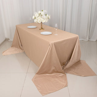 Nude Premium Scuba Rectangular Tablecloth