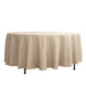 108inch Nude Polyester Round Tablecloth