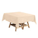 54inch Nude Polyester Square Tablecloth