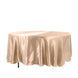 108inch Nude Satin Round Tablecloth