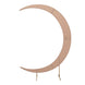 7.5ft Nude Spandex Crescent Moon Wedding Arch Cover, Chiara Backdrop Stand Cover#whtbkgd