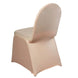 Nude Spandex Stretch Fitted Banquet Chair Cover - 160 GSM