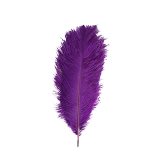 Unleash Your Creativity with Purple Natural Plume Real Ostrich Feathers