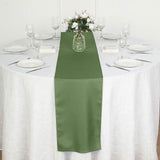 Elevate Your Event with the Olive Green Polyester Table Runner