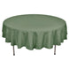 90Inch Olive Green Polyester Round Tablecloth