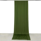 Olive Green 4-Way Stretch Spandex Photography Backdrop Curtain with Rod Pockets