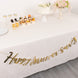 10ft Pre-Strung Metallic Gold Foil Happy Anniversary Banner, Party Photo Backdrop