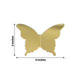 2 Pack | 9ft Gold 3D Paper Butterfly Hanging Garland Streamers, Party String Banners