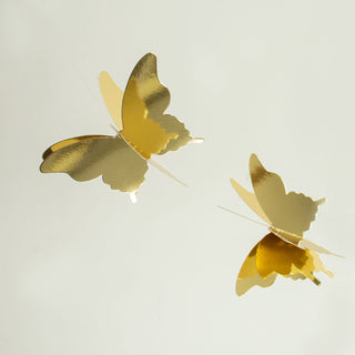 Create an Enchanting Atmosphere with Gold 3D Paper Butterfly Hanging Garland Streamers