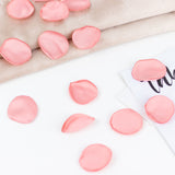 400 Pack | Matte Dusty Rose Life-Like Flower Petals, Silk Rose Petal Round Table Confetti