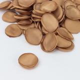 400 Pack | Matte Gold Life-Like Flower Petals, Silk Rose Petal Round Table Confetti#whtbkgd
