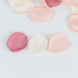 400 Pack | Matte Blush Mix Life-Like Flower Petals, Silk Rose Petal Round Table Confetti#whtbkgd