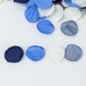 400 Pack | Matte Dusty Blue Mix Life-Like Flower Petals, Silk Rose Petal Round Table Confetti