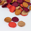 400 Pack | Matte Terracotta Mix Life-Like Flower Petals, Rose Petal Round Table Confetti#whtbkgd