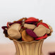 400 Pack | Matte Terracotta Mix Life-Like Flower Petals, Silk Rose Petal Round Table Confetti