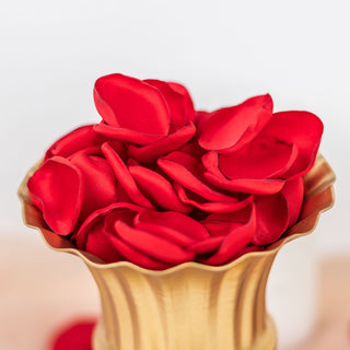 Versatile and Long-Lasting Matte Red Flower Petals