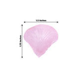 500 Pack Pink Silk Rose Petals Table Confetti or Floor Scatters