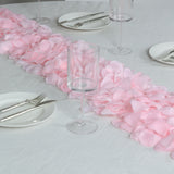 500 Pack Pink Silk Rose Petals Table Confetti or Floor Scatters