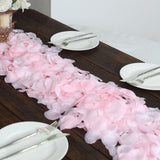 500 Pack Pink Silk Rose Petals Table Confetti or Floor Scatters