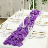 500 Pack | Purple Silk Rose Petals Table Confetti or Floor Scatters