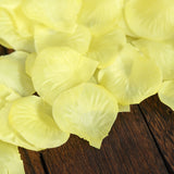 500 Pack Yellow Silk Rose Petals Table Confetti or Floor Scatters