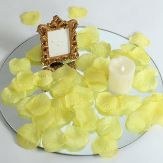 Yellow Silk Rose Petals: Add Elegance and Charm to Your Event