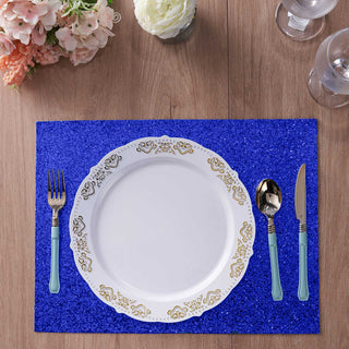 Versatile and Stylish: 6 Pack Glitter Table Mat