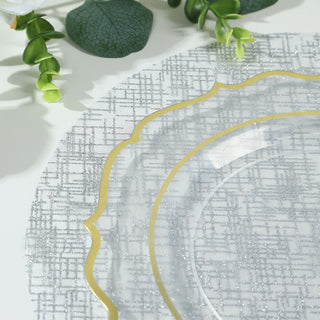<strong>Ways To Use Metallic Silver Glitter Mesh Round Placemats</strong>