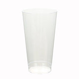 12 Pack Clear Plastic Cups Drinking Tumblers, 17oz Disposable Party Cups#whtbkgd