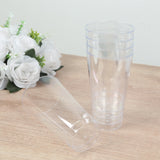 12 Pack Clear Plastic Cups Drinking Tumblers, 17oz Disposable Party Cups - 5.5inch