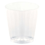 25 Pack | 9oz Crystal Clear Disposable Cocktail Glasses With Rounded Rims#whtbkgd