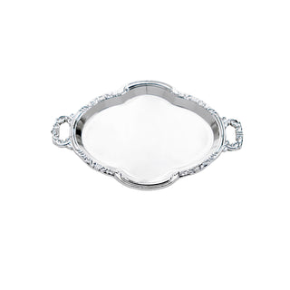 Add Glamour to Your Event with the Silver Baroque Mini Oval Serving Platter
