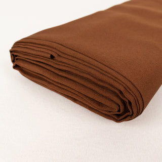 54"x10 Yards Cinnamon Brown Polyester Fabric Bolt